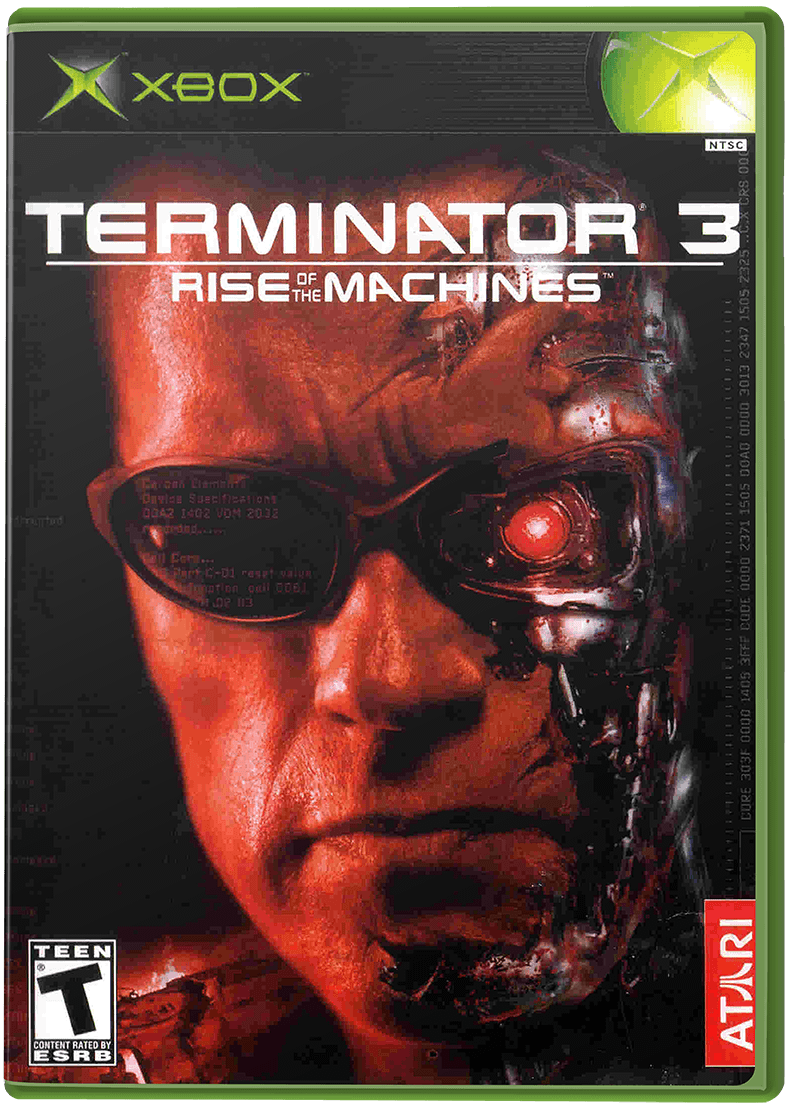Terminator 3 Redemption box art for Xbox